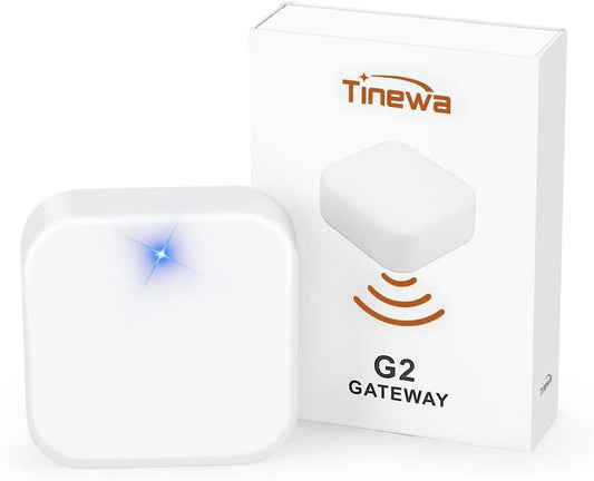 Tinewa G2 Gateway, Smart Lock WiFi Gateway, Paired with Smart Door Lock to Realize APP Remote Control, Compatible with Tinewa Lock APP and TT Lock APP